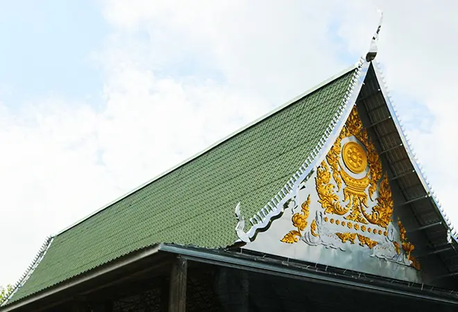 วัดป่าหนองหญ้าวัว จ.บุรีรัมย์ รุ่น Casa Spain สี Olive Green